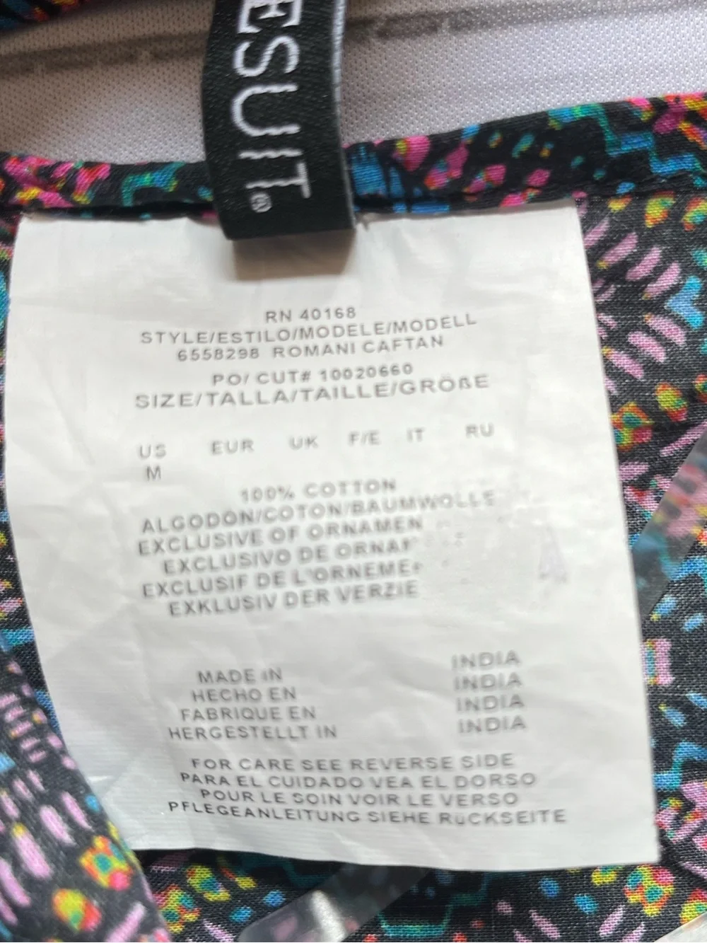 Miraclesuit 100% cotton